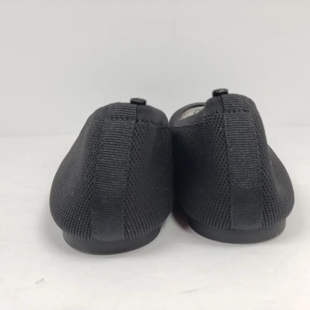 Old Navy Womens Size 11 Black Jack Knit Slip On Almond Toe Loafer Flats Shoes_7